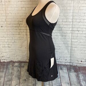Lululemon NWT Love All Tennis Dress Size 6 Sheer Mesh Vacation Gym Tennis Prep